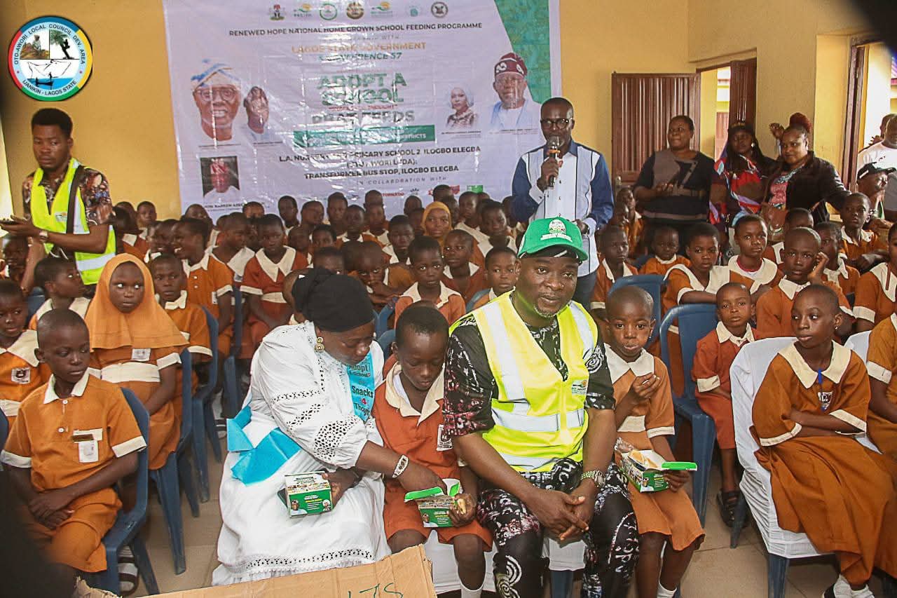 FG, Lagos, Conference 57 Launch ‘Snacks for Thought’ School Feeding Initiative in Oto Awori LCDA