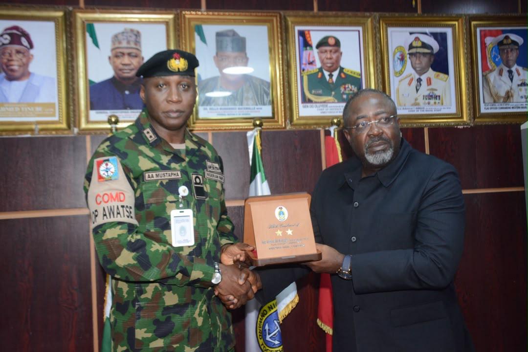 ARMED FORCES OF NIGERIA JOINT DEFENCE DOCTRINE REVIEW SUB-COMMITTEE VISITS HEADQUARTERS WESTERN NAVAL COMMAND
