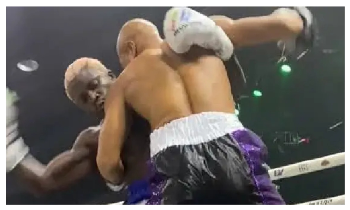 Portable loses to Charles Okocha after walking out of celebrity boxing rematch