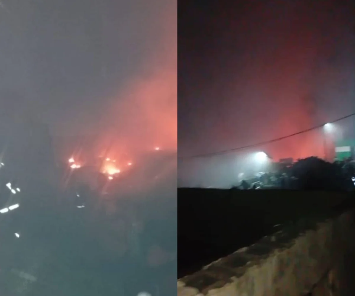 Spare parts worth millons of naira destroyed as fire ravages Ibadan market