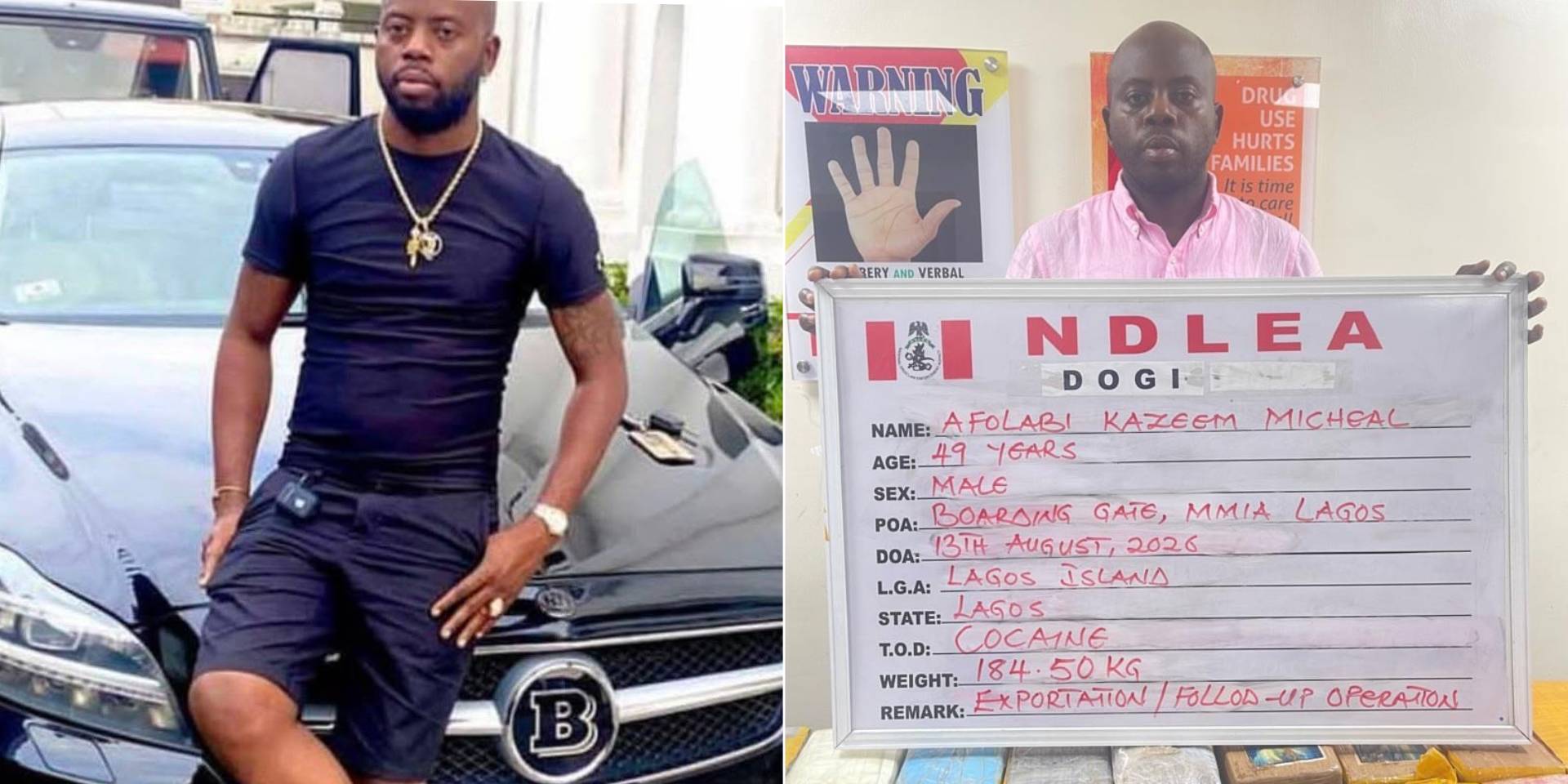 KC Luxury sues NDLEA over continued detention