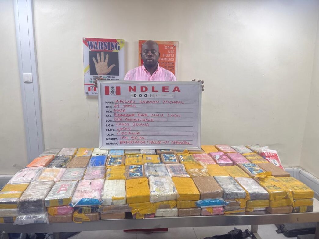 NDLEA arrests Lagos socialite KC Luxury, seizes cocaine worth N39bn
