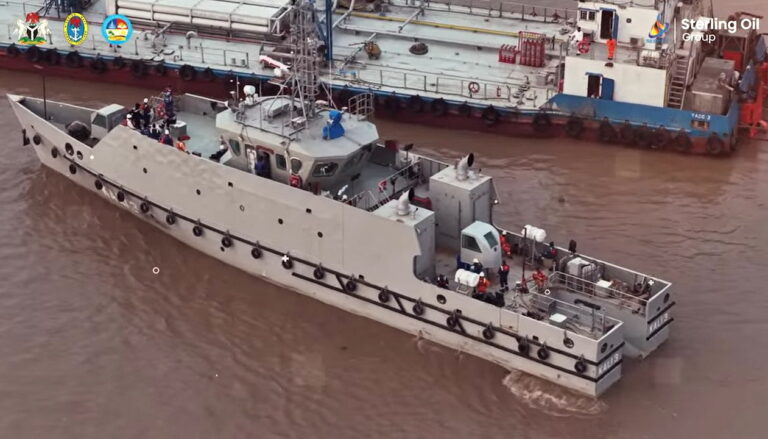 Nigerian Navy Receives First of 10 Privately Funded Security Vessels