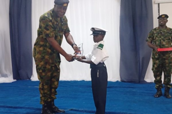 Nigerian Navy Military School graduates