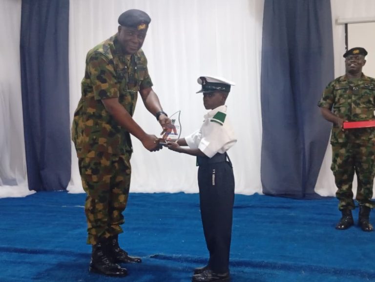 Nigerian Navy Military School graduates