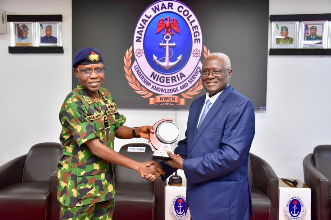 Former CDS Agwai Lectures Naval Warfare Course 10 on Conflict Resolution Mechanisms