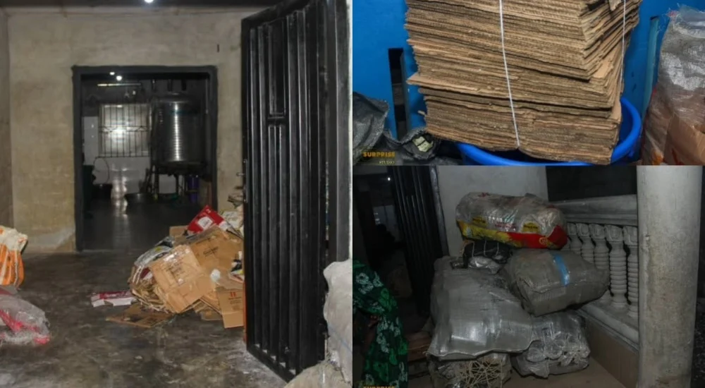 Police seal suspected adulterated drinks factory in Lagos, arrest 48-year-old man