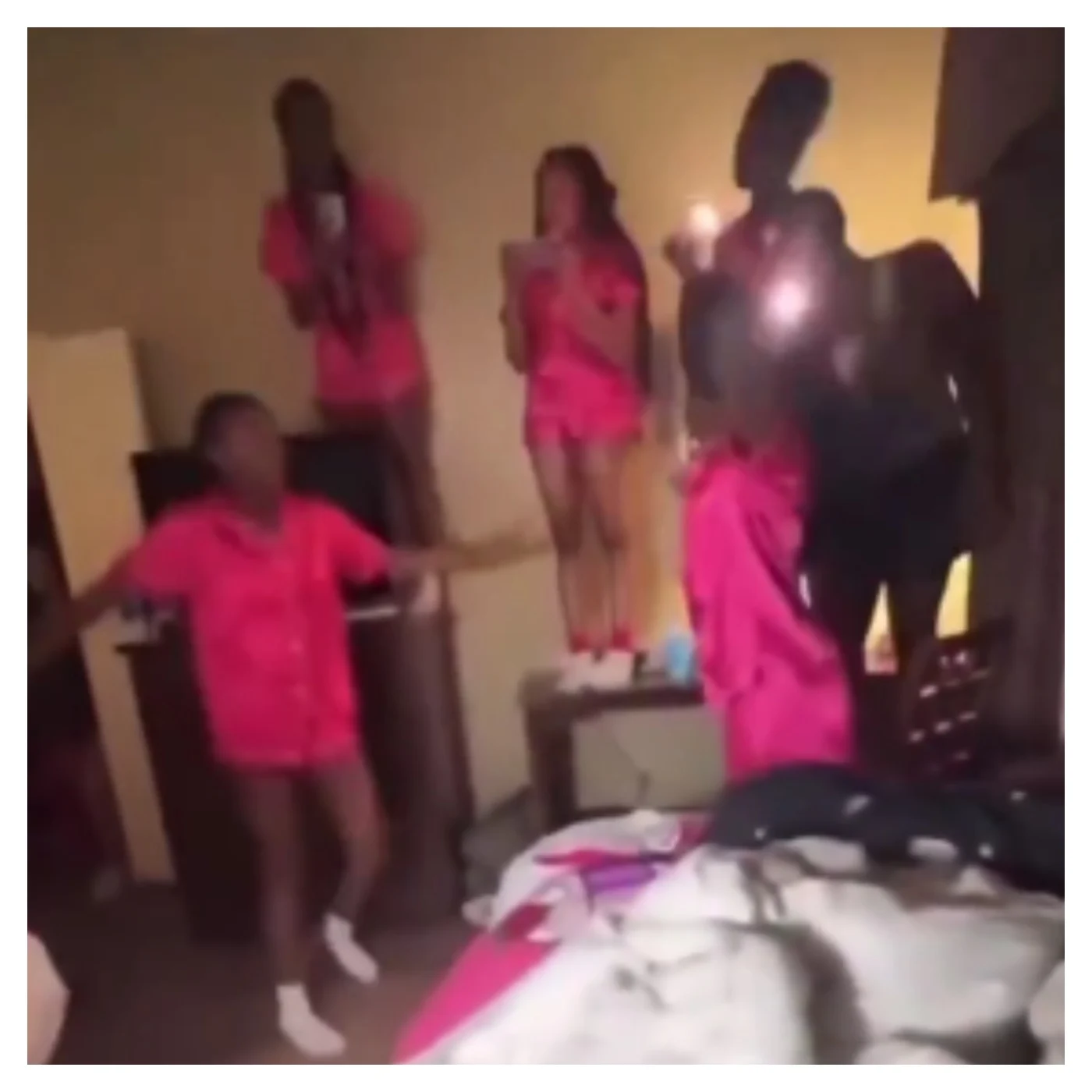Bridal shower turns boxing ring as ladies exchange blows in viral video