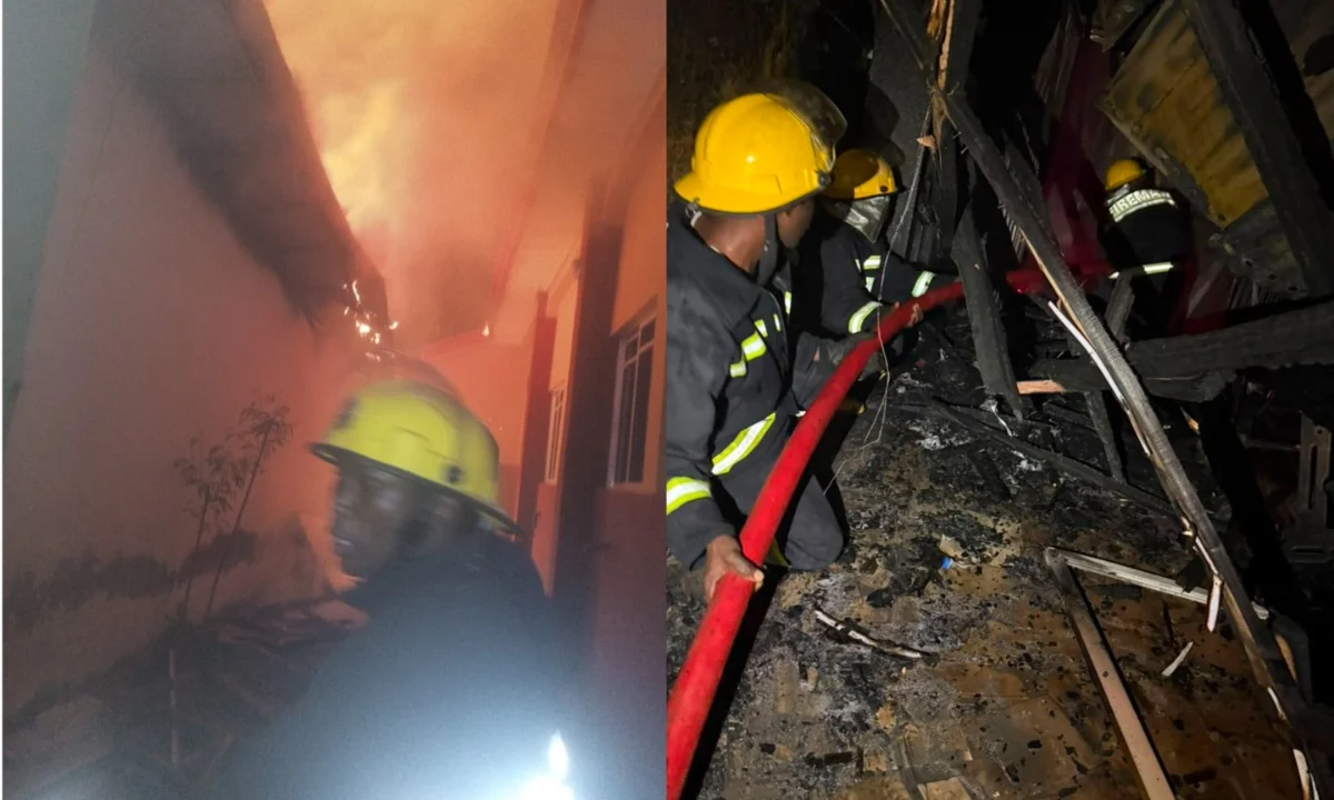 Goods worth millions destroyed as fire guts Ilorin shopping complex