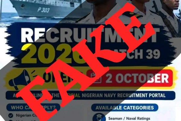 Nigerian Navy Recruitment 2026