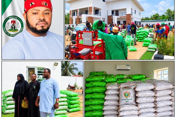 Chief Philip Agbese Gives Hope to Benue Farmers With 5,000 Bags of Fertilizer