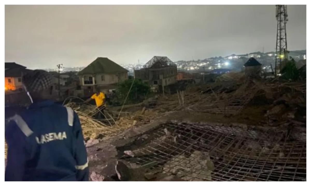 One dead, two injured as building collapses during demolition in Lagos