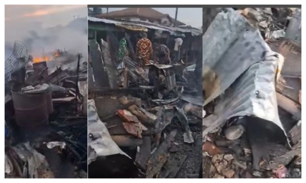 Millions lost as fire outbreak hits Creek Road Market in Port Harcourt